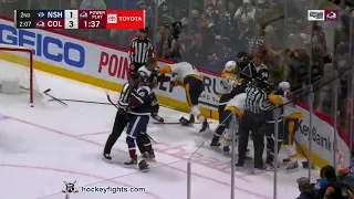 Mattias Ekholm vs Gabriel Landeskog Nov 27, 2021