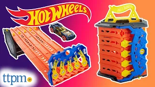 NEW Hot Wheels Roll Out Raceway Track Set Review | TTPM Toy Reviews