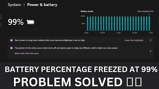 Unbelievable Solution to Battery Problem: Freezing at 99%, Watch Now! #battery