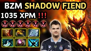 🔥 BZM SHADOW FIEND Midlane 7.35d NEW PATCH 🔥 Immortal 4 - 1035 XPM Cooking PUB Magic BUILD - Dota 2