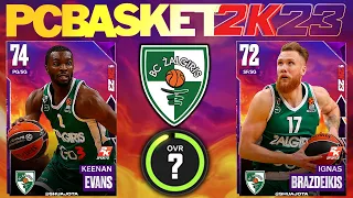 NBA 2K23 EUROLEAGUE ZALGIRIS KAUNAS RATINGS | PCBASKET 2K23 ROSTER