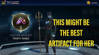 I DISCOVERED THE BEST ARTIFACT FOR BATWOMAN THE DROWNED? TRINITY RINGS | Injustice 2 Mobile