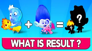 🔥 Guess the 50 Challenges What Happens Next & Hidden Figure in Trolls Band Together and Elemental