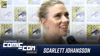 Scarlett Johansson Talks Black Widow - San Diego Comic-Con 2019 Interview