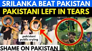 PAK vs SL | Last Over Reaction | Pakistani Public Crying