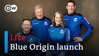 Watch live: Blue Origin rocket launch sends William Shatner into space | DW News