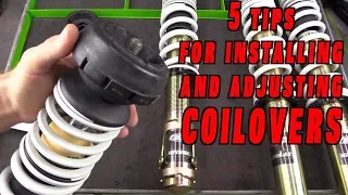 5 Tips For Coilover Adjustment and Installation