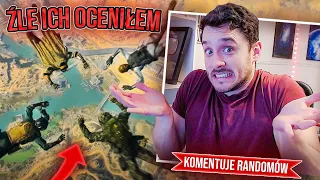 ŹLE OCENIŁEM TYCH RANDOMÓW 🤯 (KOMENTUJEMY RANDOMY)