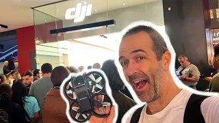 VUELO mi DRON en la PRIMERA TIENDA OFICIAL de DJI en España