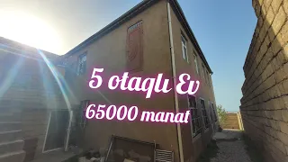 Saray Qesebesinde 5 Otaqlı Ev tecili satılır. 65000 manat (0508740416)