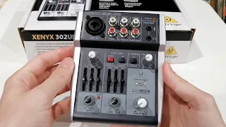 Микшерный пульт Behringer XENYX 302 USB профилактика