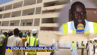 Visite des Techniciens de l'Université Cheikh Ahmadou Bamba Khadimou Rassoul ITV Magette Diagne