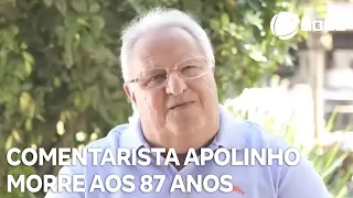 Morre Apolinho, comentarista e ex-técnico do Flamengo, aos 87 anos