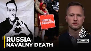 World leaders blame Putin for Alexei Navalny’s death in a Russian prison.