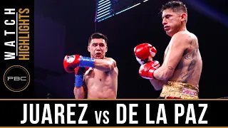 Juarez vs De La Paz HIGHLIGHTS: August 24, 2019 — PBC on FS1