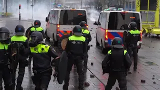 Протесты и беспорядки в Нидерландах