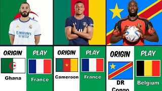 African Origin Football Players Playing For European Countries #mbappe  #kante  #rudiger