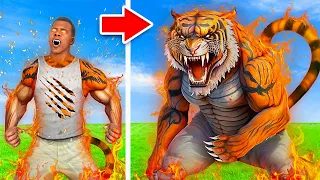 Human To TIGER In GTA 5!