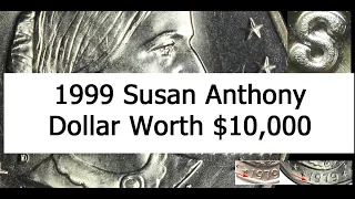 Susan Anthony Dollar Value - Do You Have A SBA Worth $10,637 or Wide Rim - Clear S?