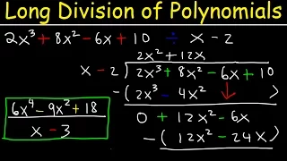 Long Division With Polynomials - The Easy Way!