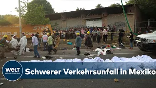 LKW ÜBERSCHLÄGT SICH: Mindestens 53 Menschen sterben bei Verkehrsunfall in Mexiko