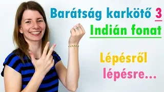 Barátság karkötő 3 - Indián fonat | Fonási technika | Manó kuckó