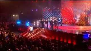 Dermot O'Leary introduces Jedward performing at the National Television Awards