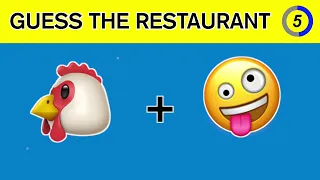 Guess The Fast Food Restaurant By Emoji Quiz | Food Quiz | Emoji Food Challenge