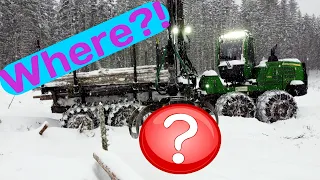 The John Deere 1910G Forwarder: A Trustworthy Ally in Norway's Snowy Logging Operations