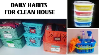 DAILY HABITS FOR CLEAN HOUSE |HOW TO KEEP HOUSE CLEAN AND TIDY {IN HINDI WITH ENGLISH SUB TITILES}