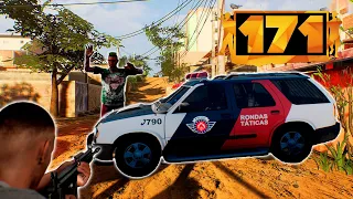 TROCA DE TIROS NA FAVELA FORÇA TÁTICA FOI CHAMADA - 171