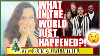 WOW 🤯🤯🤯 PENTATONIX REACTION - O COME, ALL YE FAITHFUL | Reaction To Christmas Music