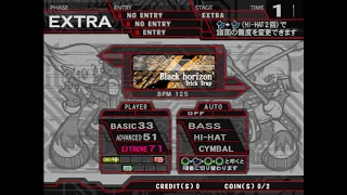 [drummania8thMIX]  BOUNUS TRACK  EXTRA STAGE(Black horizon)→ENCORE STAGE(MODEL DD4)  [AutoPlay]