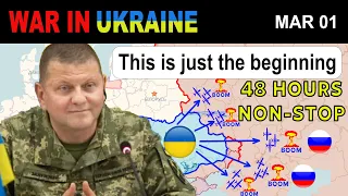 01 Mar: The BIGGEST DRONE AND CYBER-ATTACK Russians Have Seen | War in Ukraine Explained