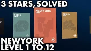 Vandals - Newyork: Level 1 to 12 Solution, 3 Stars