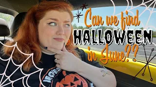 Halloween Decor Hunting in June! | Looking for Halloween at Old Time Pottery, At Home, and Joann!