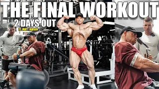 THE FINAL WORKOUT WITH COACH MATT | 2 DAYS OUT | CHICAGO PRO Vlog
