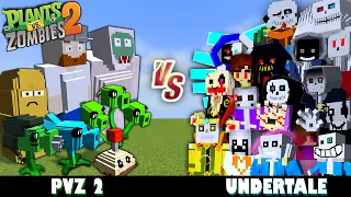 PVZ 2 vs. Undertale Gang | Minecraft (COOLEST BATTLE I'VE MADE!)