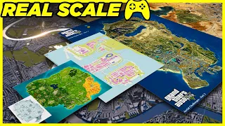 🕹️ VIDEO GAME MAP Size Comparison (REAL SCALE) 🎮