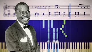 Louis Armstrong - What A Wonderful World - Piano Tutorial