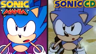 Sonic CD References in Sonic Mania