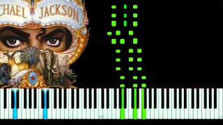 Michael Jackson - Who Is It Piano Tutorial