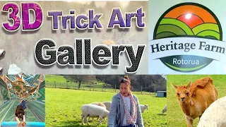 The Rotorua's 3D Trick Arts Gallery and Heritage Farm Tour, New Zealand