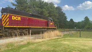 Norfolk Southern K64 interchanging at Delmarva Central Interchange with the DCR HA-1