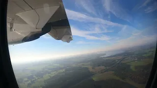 Lübeck Air ATR 72 Takeoff - Lübeck Airport (4K)