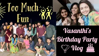 Vasanthi’s Birthday Party Vlog | Too Much Fun 🤩 | Marina Abraham Sahni | Marina's world