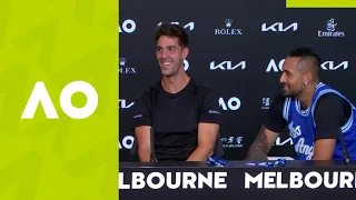 Thanasi Kokkinakis & Nick Kyrgios "It was good fun." press conference (1R) | Australian Open 2021