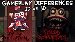 Dark Deception 2D vs 3D | Gameplay Differences!