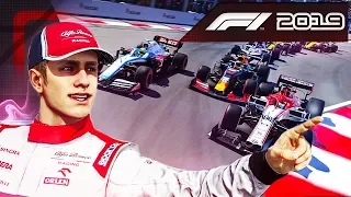 ОПАСНЫЙ ОБГОН НА ПРЯМОЙ - КАРЬЕРА F1 2019 #193