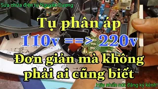 ✅TỤ PHÂN ÁP chuyển đồ điện 110v sang 220v mà k cần quấn lại biến áp